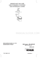 Kohler K-11465 Handbuch für Installation und Pflege