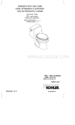 Kohler K-14343 Manuale di installazione e cura