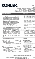 Kohler K-23098T-BNS Installation Instructions Manual