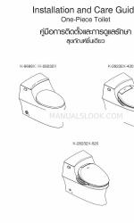 Kohler K-28232X Instrukcja instalacji i obsługi