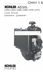 Kohler AEGIS LH630 Owner's Manual