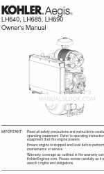 Kohler Aegis LH640 Gebruikershandleiding