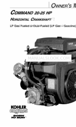 Kohler COMMAND 20 HP Owner's Manual