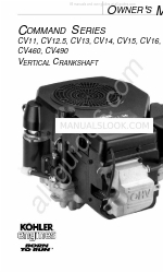 Kohler COMMAND CV14 Owner's Manual