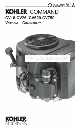 Kohler Command CV25 Manuale d'uso