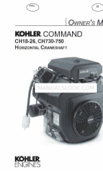 Kohler Command PRO CH18 Benutzerhandbuch