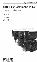 Kohler Command PRO CH270 소유자 매뉴얼