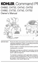 Kohler Command PRO CH682 Panduan Pemilik