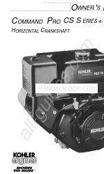 Kohler COMMAND PRO CS Series Owner's Manual