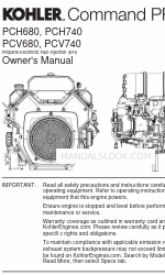 Kohler command pro PCH680 Panduan Pemilik