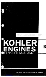 Kohler K331 Panduan Servis