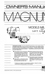 Kohler Magnum M14 Manuale d'uso