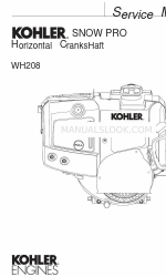 Kohler SNOWPRO WH208 Посібник з експлуатації