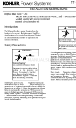 Kohler 11EKOZD Installation Instructions