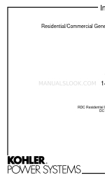 Kohler 14RES Installationshandbuch