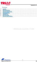 A-T Controls Triac 88 Series Руководство по установке и обслуживанию