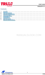 A-T Controls Triac D9 Series Manuel d'installation et d'entretien