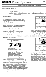 Kohler 65EOZDJ Installation Instructions Manual