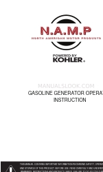 Kohler N.A.M.P 10000 E Operation Instruction Manual