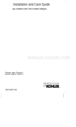 Kohler 1221226-2-B Руководство по установке и уходу