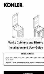 Kohler 2451 Manuale d'installazione e d'uso