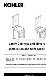 Kohler 2460 Installations- und Benutzerhandbuch