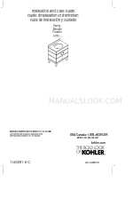 Kohler K-2732 Installation And Care Manual