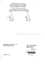 Kohler K-6334 インストレーション＆ケア・マニュアル