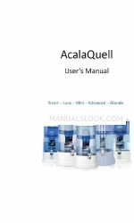 AcalaQuell Grande Manual do utilizador