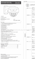 2seeU 2CU-X221-AHD Instructions d'utilisation