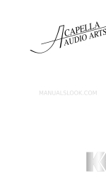 Acapella Audio Arts King Manual de instrucciones