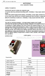 AQTRONIC SF53 Instrukcja obsługi