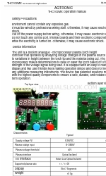 AQTRONIC THC102MX Руководство по эксплуатации