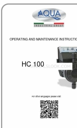 Aqua HC 100 Handleiding voor gebruik en onderhoud