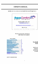 Aqua Comfort AC150 소유자 매뉴얼