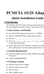 AvLab PCMCIA 2S Instrukcja szybkiej instalacji