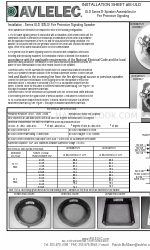 AVLELEC ULS Series Folha de instalação