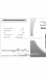 Dexon 6206 Manuale operativo