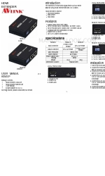 AVLink HDMI-LP Benutzerhandbuch