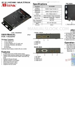 AVLink HX-1522W User Manual