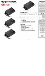 AVLink SD-3 User Manual