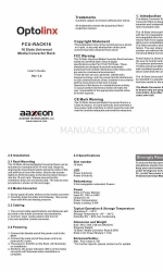 AAxeon Optolinx FCU-RACK16 User Manual