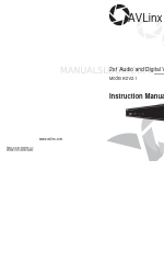 AVLinx ADV2.1 Manuale di istruzioni