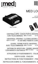 A.E.B. MED TX 4001 Manuel de l'utilisateur