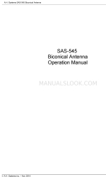 A.H. Systems SAS-545 Manuel d'utilisation