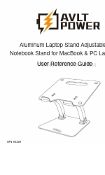 AVLT-Power Aluminum Laptop Stand Adjustable Notebook Stand for MacBook &
PC Laptop Kullanıcı Referans Kılavuzu