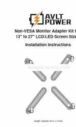 AVLT-Power Non-VESA Monitor Adapter Kit for 13