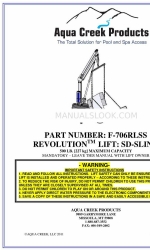 Aqua Creek Products REVOLUTION LIFT SD SLING F-706RLSS Manual