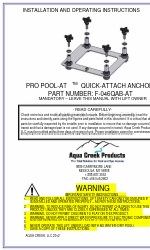 Aqua Creek Products PRO POOL-AT F-046QAB-AT Manual de instruções de instalação e funcionamento