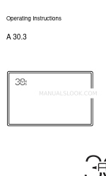 AVM A 30.3 Operating Instructions Manual